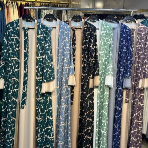 Floral Print Abaya for Luxury Women | Elegant Muslim Women's Clothing
