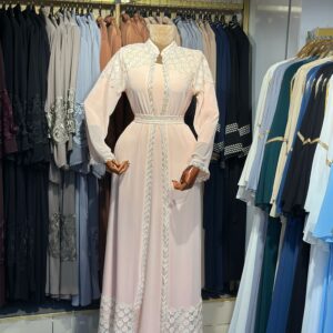 Luxury Lace Abaya | Elegant Modest Dress for Women | Islamic Occasion Wear