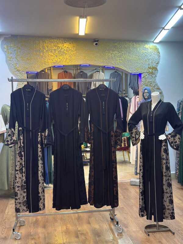 Embroidered Lace Abaya | Modern Woman’s Abaya | Classy Eid Dress