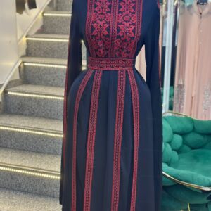 Bold Royal Abaya | Turkish Statement Sleeve Dress | Luxury Modest Wear