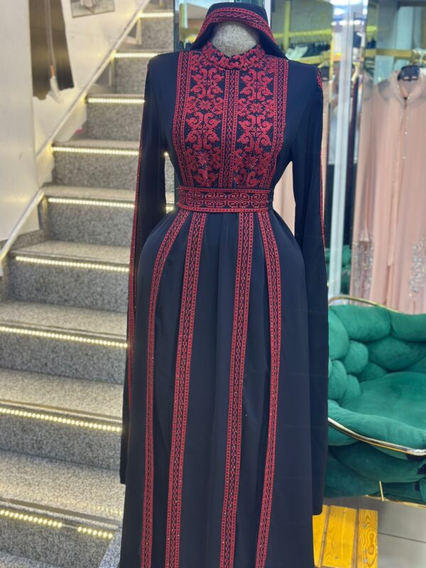 Bold Royal Abaya | Turkish Statement Sleeve Dress | Luxury Modest Wear